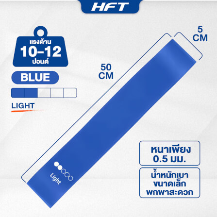 เซ็ตยางยืดออกกำลังกาย HOMEFITTOOLS MINI LOOP BAND 5 ชิ้น_6